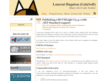 Tablet Screenshot of blog.galasoft.ch